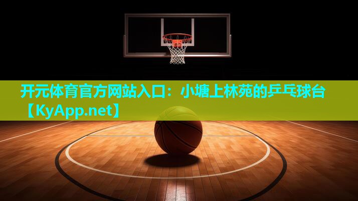 小塘上林苑的乒乓球台